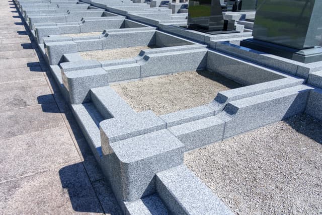 撤去工事が完了した更地の区画