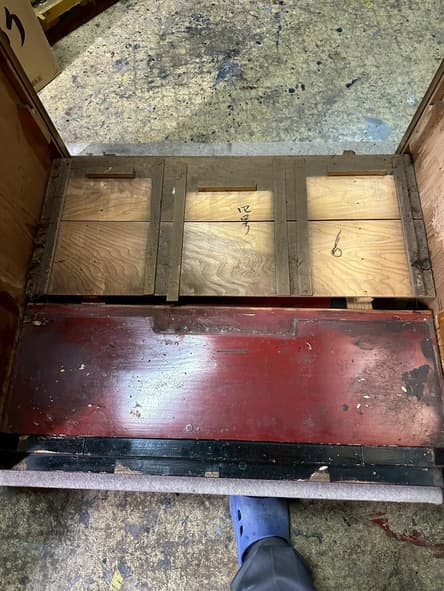 天板の下地処理